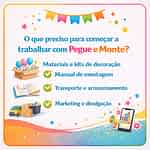 O que preciso para começar a trabalhar com pegue e Monte?
