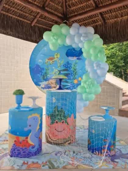 Sua festa linda, do jeito que você imaginou e sem complicação! 🎈 Celebre os melhores momentos com a gente. Obrigada por nos escolher @andre___ocampo ficou linda sua decoração. Balões 🎈 da nossa parceira @salvinofestas