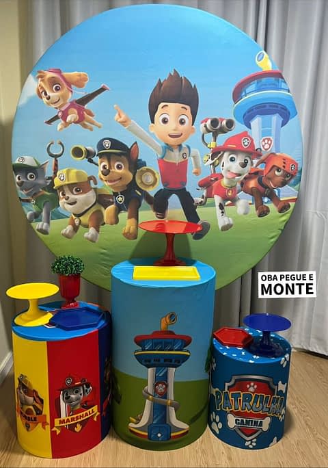 Kit Pegue e Monte Patrulha Canina