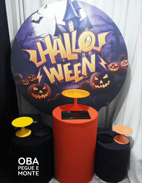 Kit Pegue e Monte Tema Halloween