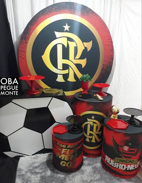 Kit Pegue e Monte Tema Flamengo