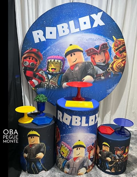 Kit Pegue e Monte Tema Roblox