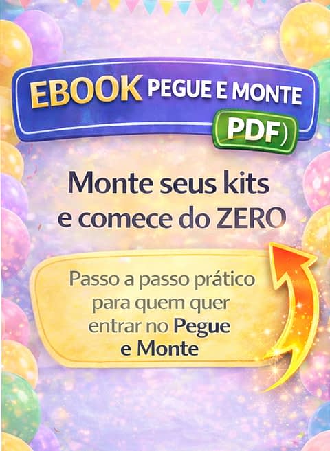 Guia Pegue e Monte em PDF + 3 Bônus | Comece do Zero