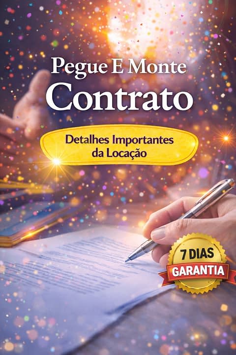 Contrato Pegue e Monte: 2 Modelos (PDF + DOCX Editável)