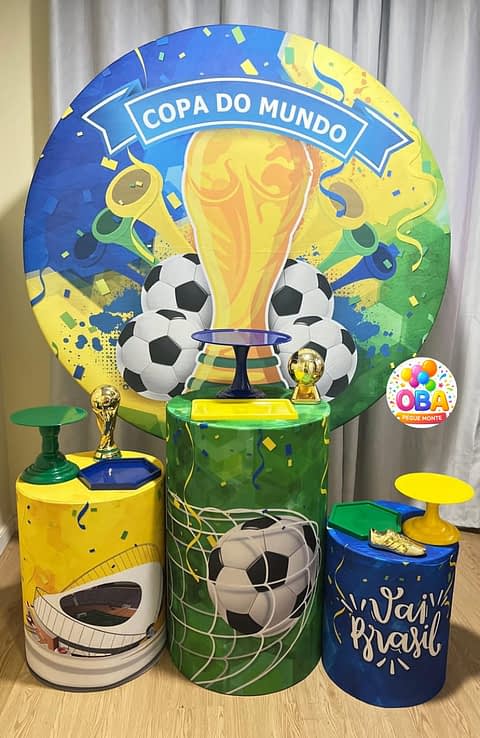 Kit pegue e monte Copa do mundo Brasil