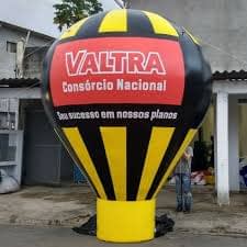 Balão gigante inflável para inauguração e ações promocionais