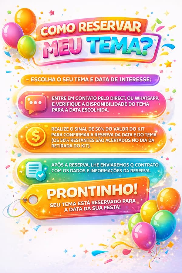 Como reservar meu tema?