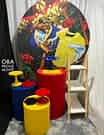 Kit Pegue e Monte a Bela e a Fera + Escadinha