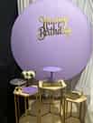 Kit Pegue e Monte Lilás Happy Birthday