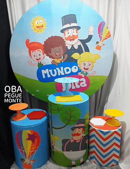 Kit Pegue e Monte Tema Mundo Bita