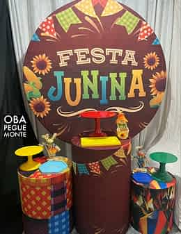 Kit Pegue e monte Decoração Festa Junina