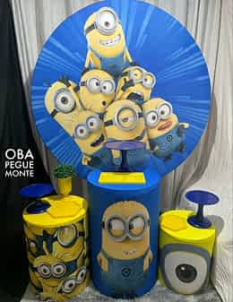 Kit Pegue e monte Decoração Minions