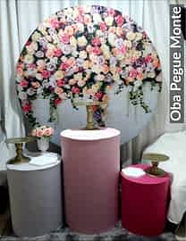 Kit Pegue e Monte Tema Floral