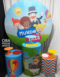 Kit Pegue e Monte Tema Mundo Bita