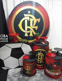 Kit Pegue e Monte Tema Flamengo
