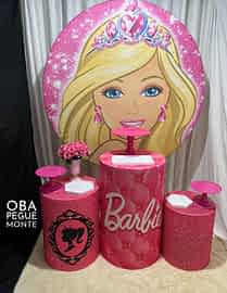 Kit Pegue e Monte Decoração Barbie