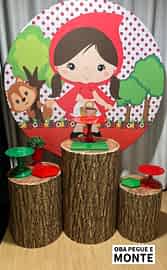 Kit Pegue e monte Chapeuzinho Vermelho
