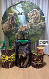 Kit Pegue e Monte Tema Dinossauro