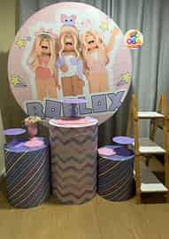 Kit Pegue e Monte Tema Roblox Menina